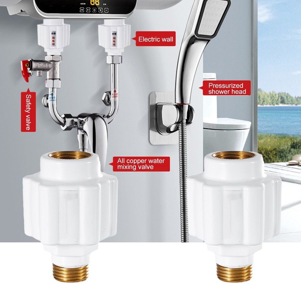 Kitchens Made Safer พร้อมอุปกรณ์ป้องกันการรั่วซึม 2 ชิ้นสําหรับเครื่องทําน้ําอุ่นไฟฟ้า