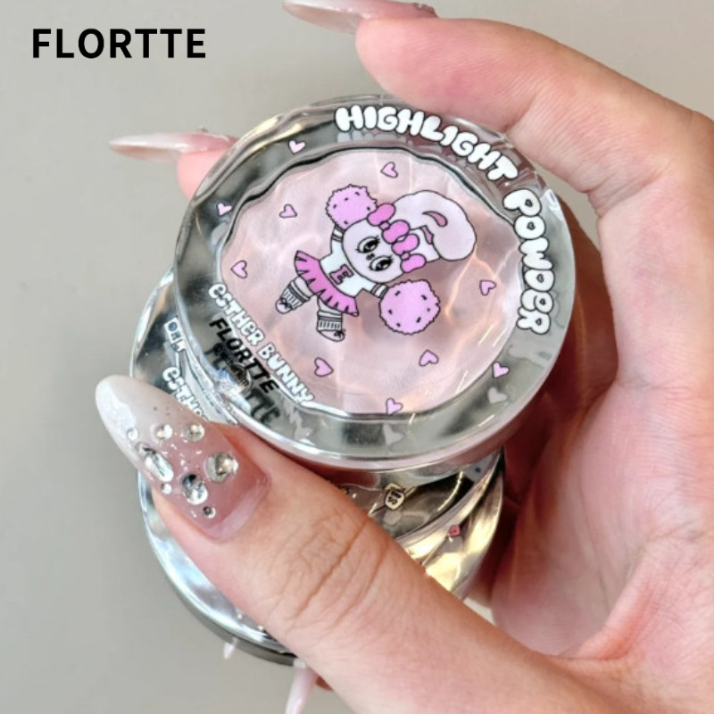 FLORTTE Highlight Monochrome Highlighter Monochrome Brightening Facial Platter