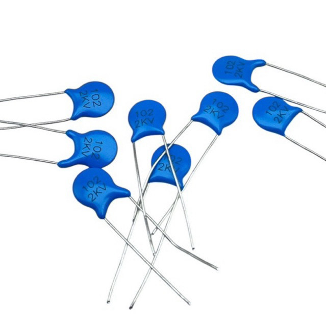 ตัวเก็บประจุเซรามิกแรงดันสูง 2KV102 2 ขา สินค้าใหม่