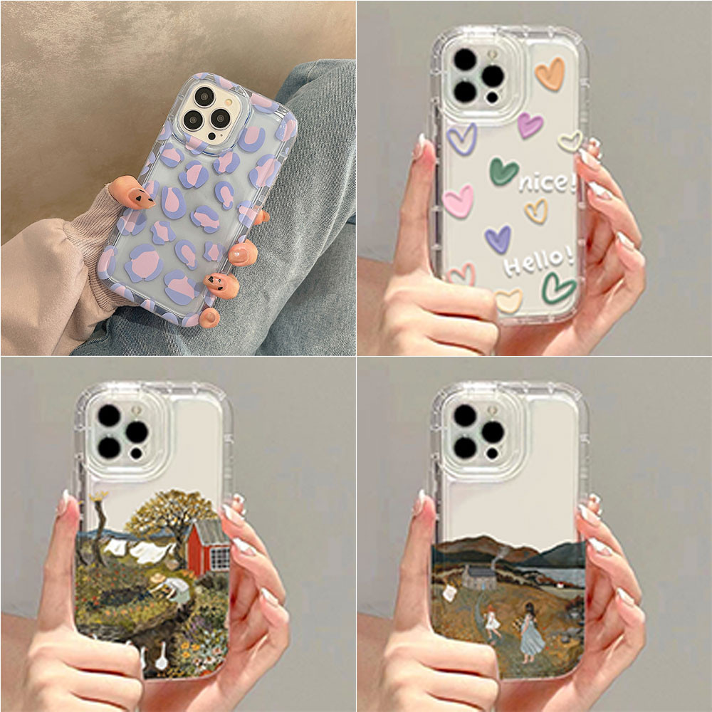 Soft TPU เคส For Vivo V40 Pro Y11 Y20 Y21 Y22 Y17 Y15 Y12 Y12i V27 V25 V21 Y36 Y33s Y22S Y21A Y21G Y21S Y20A เคสทรศัพท์