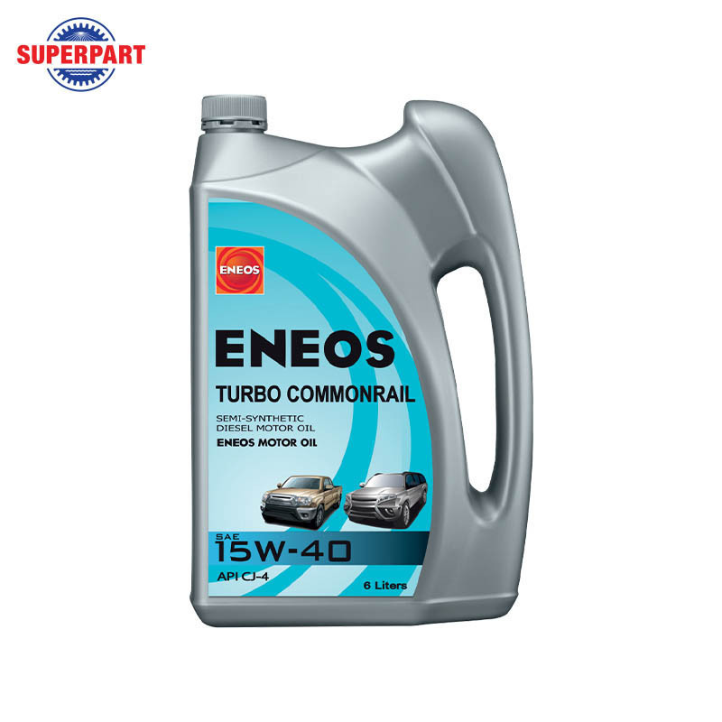 ENEOS น้ำมันเครื่อง ENEOS TURBO COMMONRAIL(15W40)6L แถม1L(40001224)