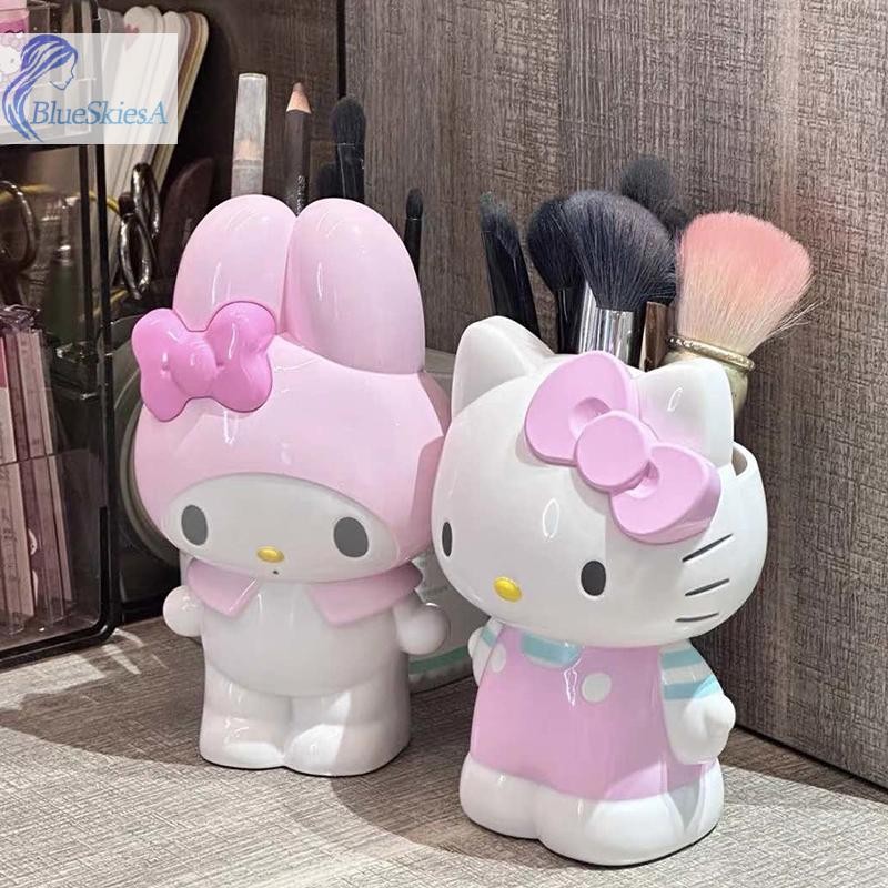 BL Sanrio Hello Kitty ที่ใส่ปากกาอะนิเมะ My Melody เครื่องเขียนแปรงแต่งหน้า Desktop ตกแต่งของขวัญของเล่น A