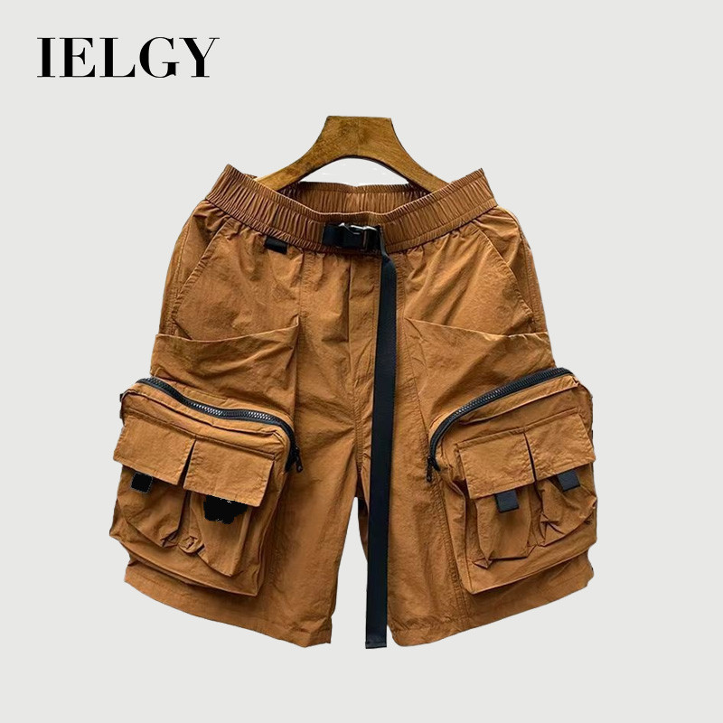 IELGY L-6XL Summer Multi-Pocket Tooling Shorts สำหรับผู้ชาย แฟชัน.OUTDOOR สไตล์คลายๆ