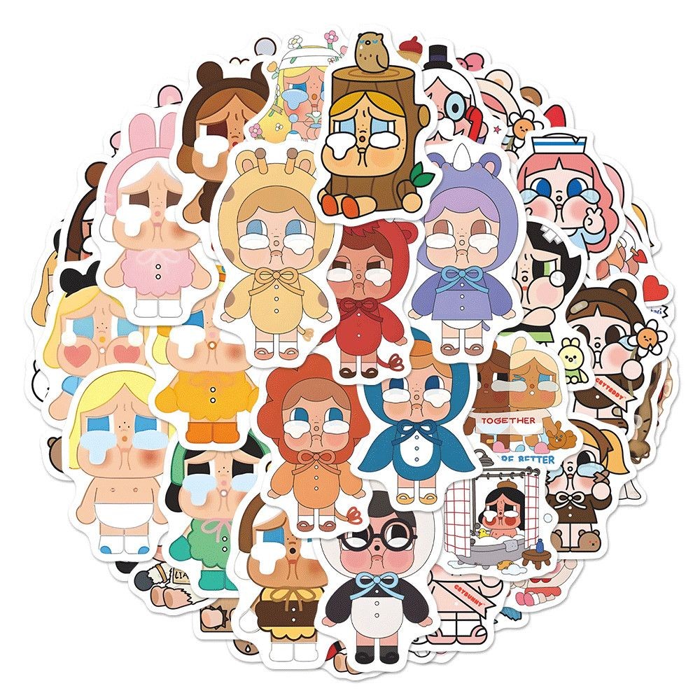 [ 55 แผ่น ] crybaby สติ๊กเกอร์เด็กร้องไห้ น่ารักๆ การ์ตูนป๊อป ปริมณฑล เคสมือถือ สติ๊กเกอร์กันน้ํา - รูปที่ 7