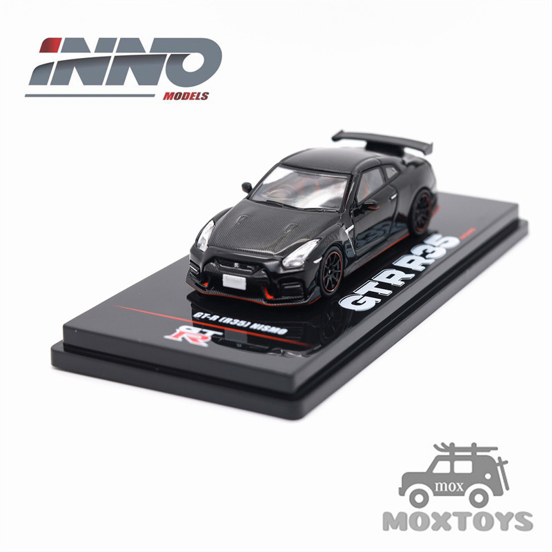INNO 1:64 GT-R (R35) NISMO Black รถเหล็กโมเดล
