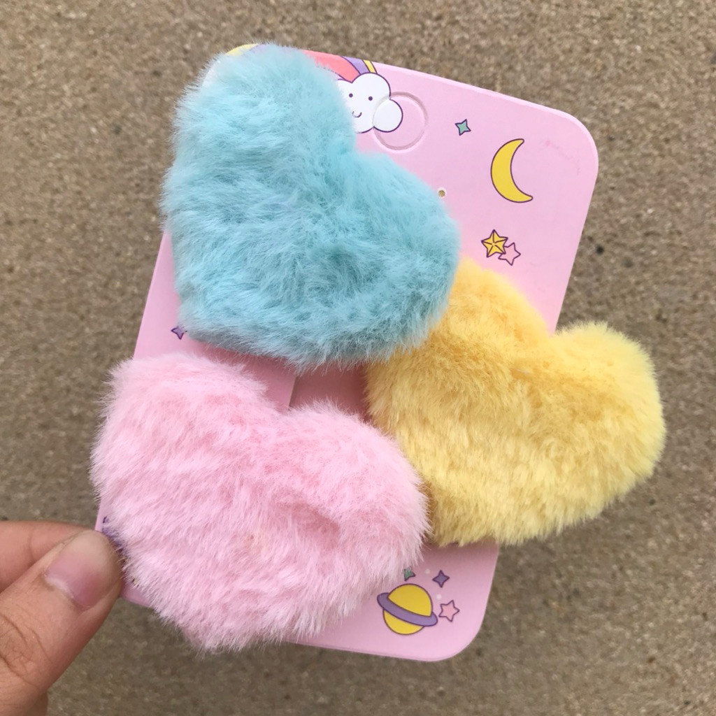 O1310 กิ๊บติดผมแฟชั่น นุ่มนิ่ม น่ารัก พร้อมส่งในไทย