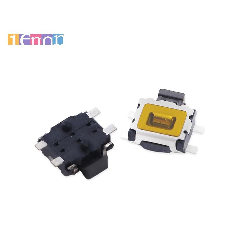[Lemon] 10 ชิ้น/ล็อต Micro SMD 4Pin ด้านข้างโดยปุ่มสัมผัสแสงสําหรับโทรศัพท์มือถือ 3x3.5 พื้นผิวฟิล์ม