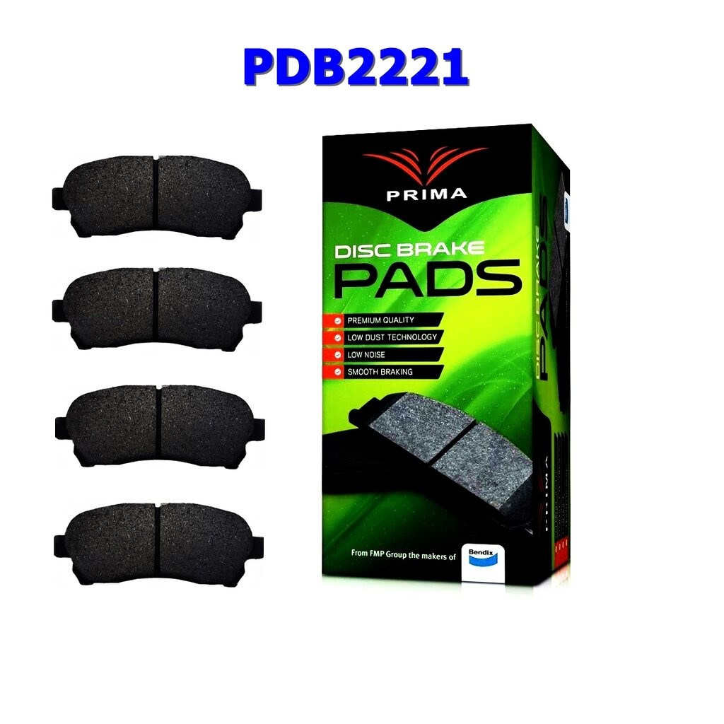 ผ้าเบรคคู่หน้า โตโยต้ายาริส1.2 E, J ปี 2013-2022 (Yaris1.2), โตโยต้าวีออส1.5 E, J ปี 2013-2024 (VIOS