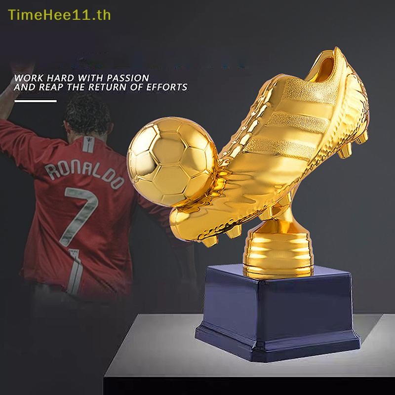 TimeHee ยุโรป Golden รองเท้ารางวัลฟุตบอล Trophy Best Shooter รองเท้า Boot แฟนของที่ระลึกถ้วยของขวัญหัตถกรรม TH