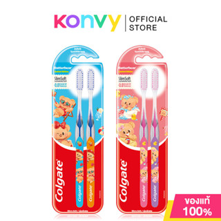 Colgate Toothbrush Slim Soft Butterbear 2pcs [Random Color] …