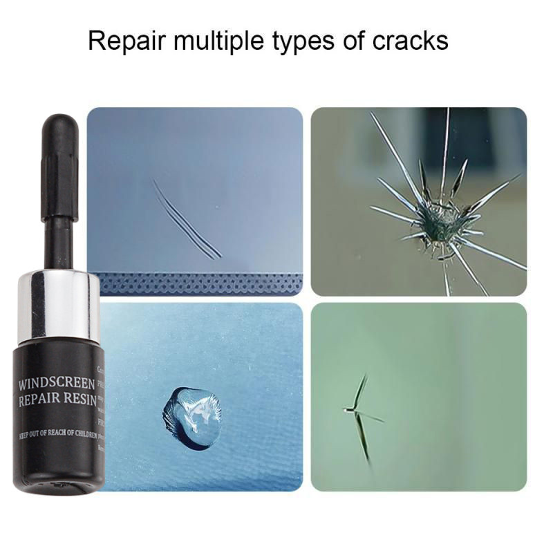 carboss ชุดซ่อมกระจกรถยนต์ ชุดเสริมเรซินสําหรับซ่อมรอยแตกกระจกรถยนต์ที่มีประสิทธิภาพง่ายรวดเร็วแก้ไขกระจก. - รูปที่ 5