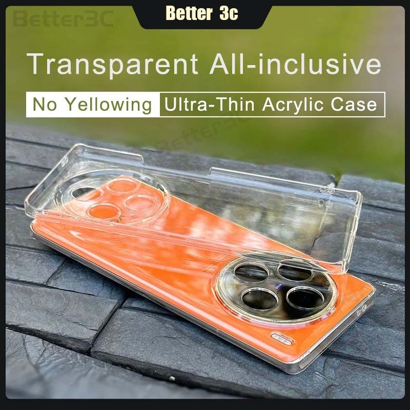 Ultra-Thin HDอะคริลิคใสเคสโทรศัพท์Anti-YellowingสําหรับVivo X90 X90 Pro X90 Pro + X100 X100 Pro X100