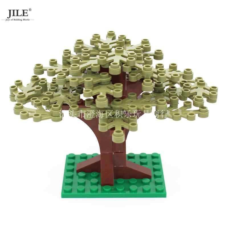 ชิ้นส่วนเลโก้ พืช ใบไม้ ต้นไม้ขนาดเล็ก ชุดบล็อกตัวต่อ ของเล่น - รูปที่ 4