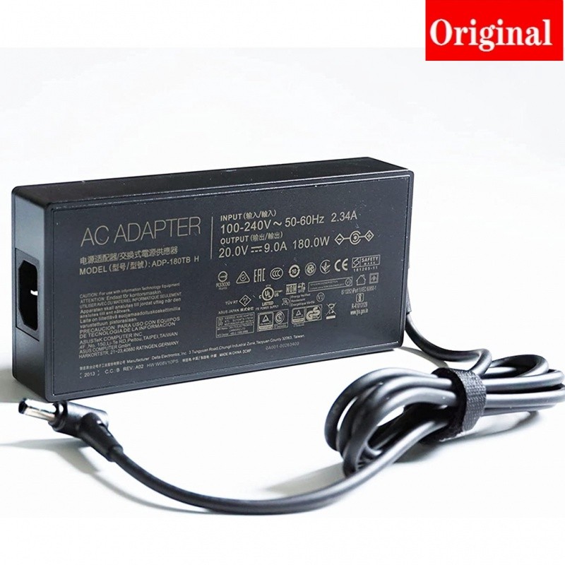 ✿20V 9A 180W Power Adapter เครื่องชาร์จแล็ปท็อปสำหรับ ASUS ROG Zephyrus ga502du ga502d ga502 ga401i 