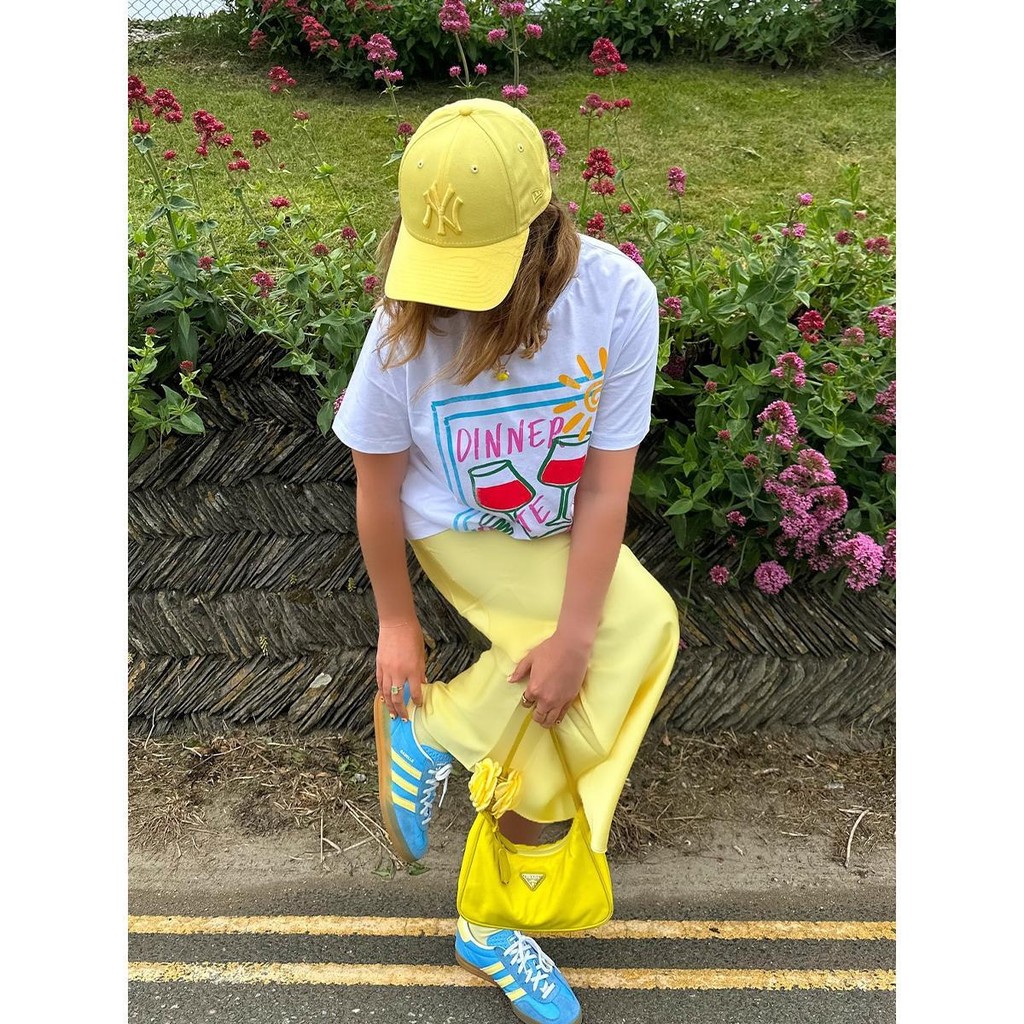 Papaya เสื้อยืด Oversize ลายกราฟิกน่ารัก สไตล์สดใส สีสันสะดุดตา ผ้าฝ้าย 100% WS1139 Clothing ผู้หญิง ราคา ถูกที่สุด ดีลบีเคเค แกลเลอรีภาพที่ 2