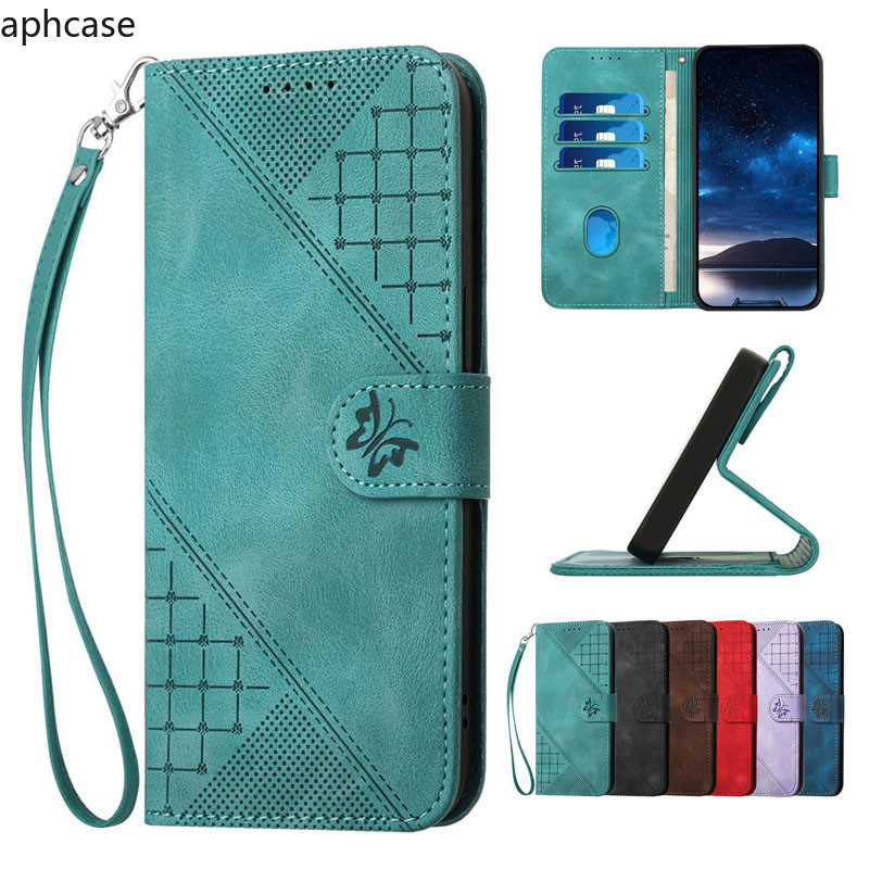 3d ผีเสื้อ Matte หนังสําหรับ OPPO Realme C17 13 12 11 9i 9 8 7i 7 Pro Plus 5G กระเป๋าสตางค์พลิกปลอกขาตั้งแม่เหล็กฝาครอบโทรศัพท์ป้องกัน