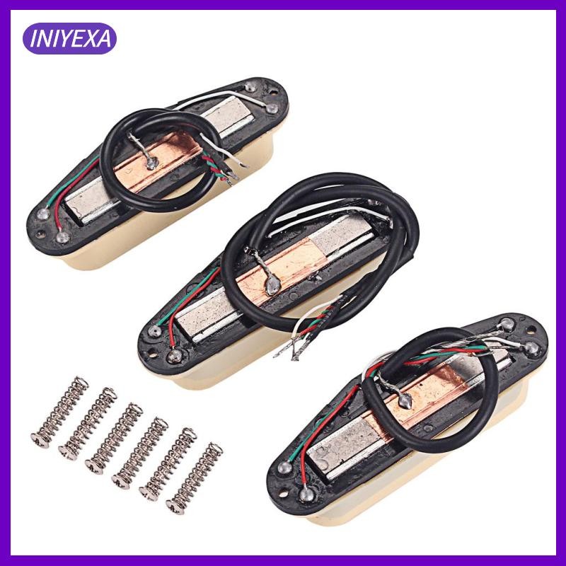 [Iniyexa] 1 ชุดคอ/กลาง/บริดจ์ Humbucker Pickup Alnico V สําหรับชิ้นส่วนกีตาร์ ST