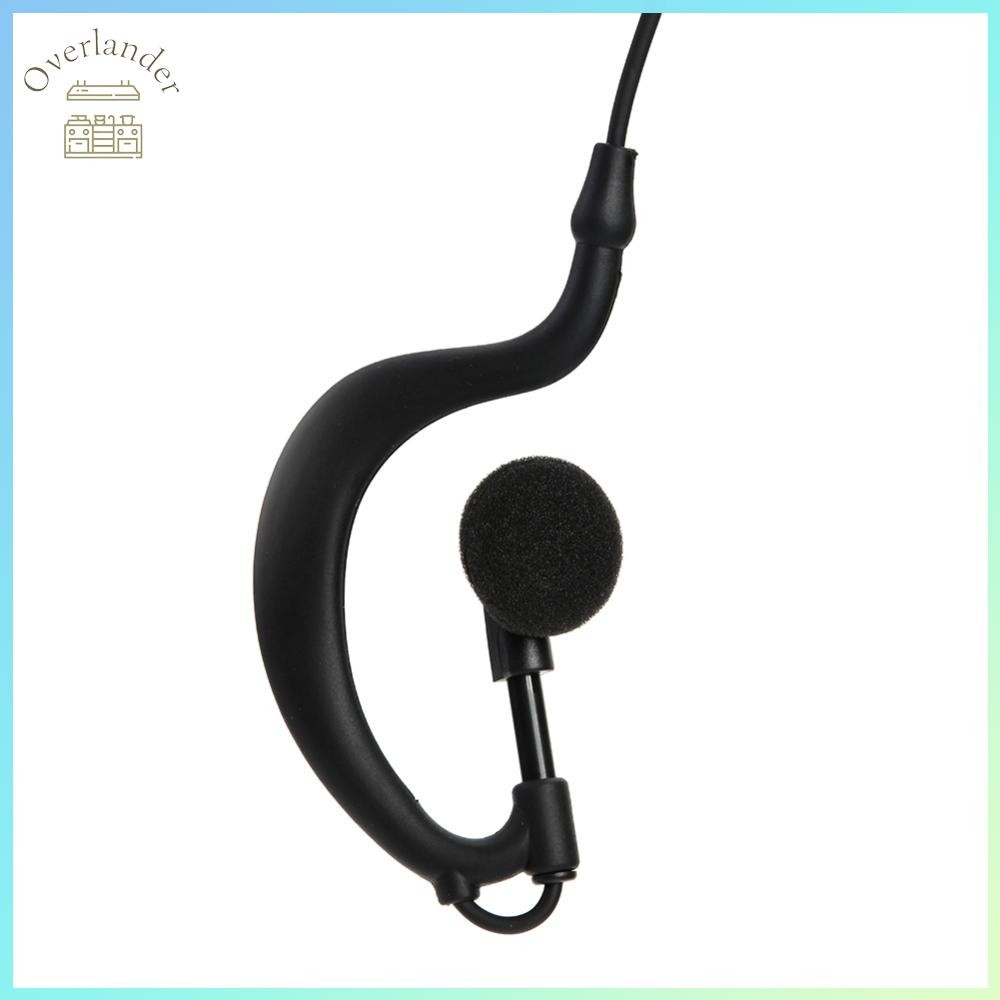 โอเวอร์แลนเดอร์☂ Au Dual PTT K Walkie Talkie วิทยุหูฟังไมโครโฟนสําหรับ Kenwood 888S TYT