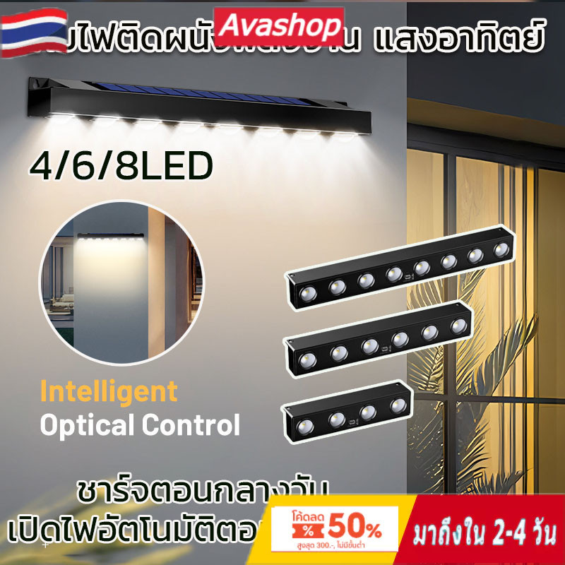 ✨ส่งจากไทย✨ไฟ LED พลังงานแสงอาทิตย์ ไฟตกแต่งสวน กันน้ำ IP54 ใช้พลังงานแสงอาทิตย์ เหมาะสำหรับระเบียง บันได รั้ว และให้แสงสว่างสร้างบรรยากาศในร่ม