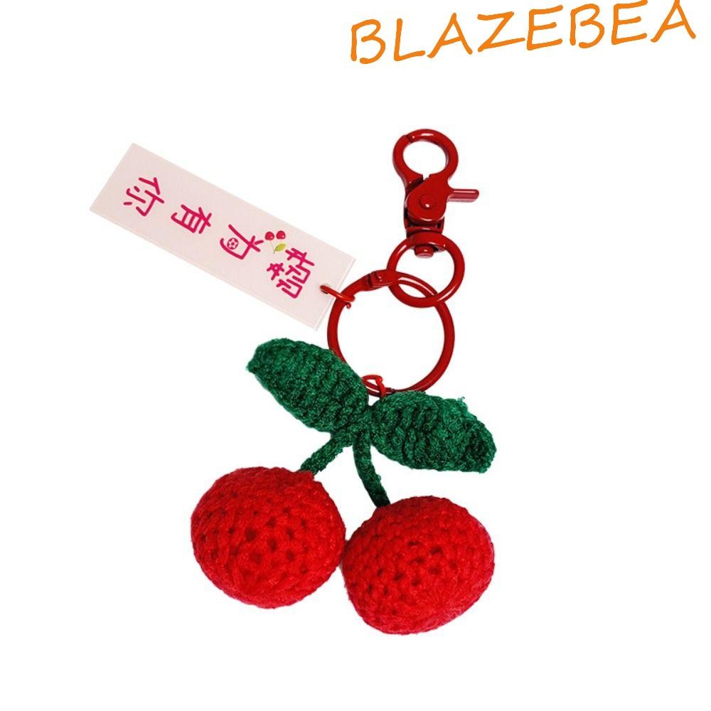 Blazebea ตุ๊กตาลูกพลับของเล่นน่ารักนุ่ม 1PC กระเป๋าเครื่องประดับพวงกุญแจ Sweet Persimmon ของเล่นพวงกุญแจรถเครื่องประดับทอมือ Trinkets ตุ๊กตาลูกพลับพวงกุญแจ