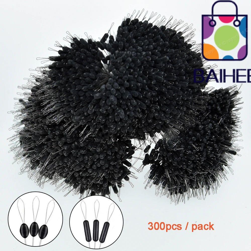 Baihee อุปกรณ์ตกปลา Fish Line Stopper Black Space Bean