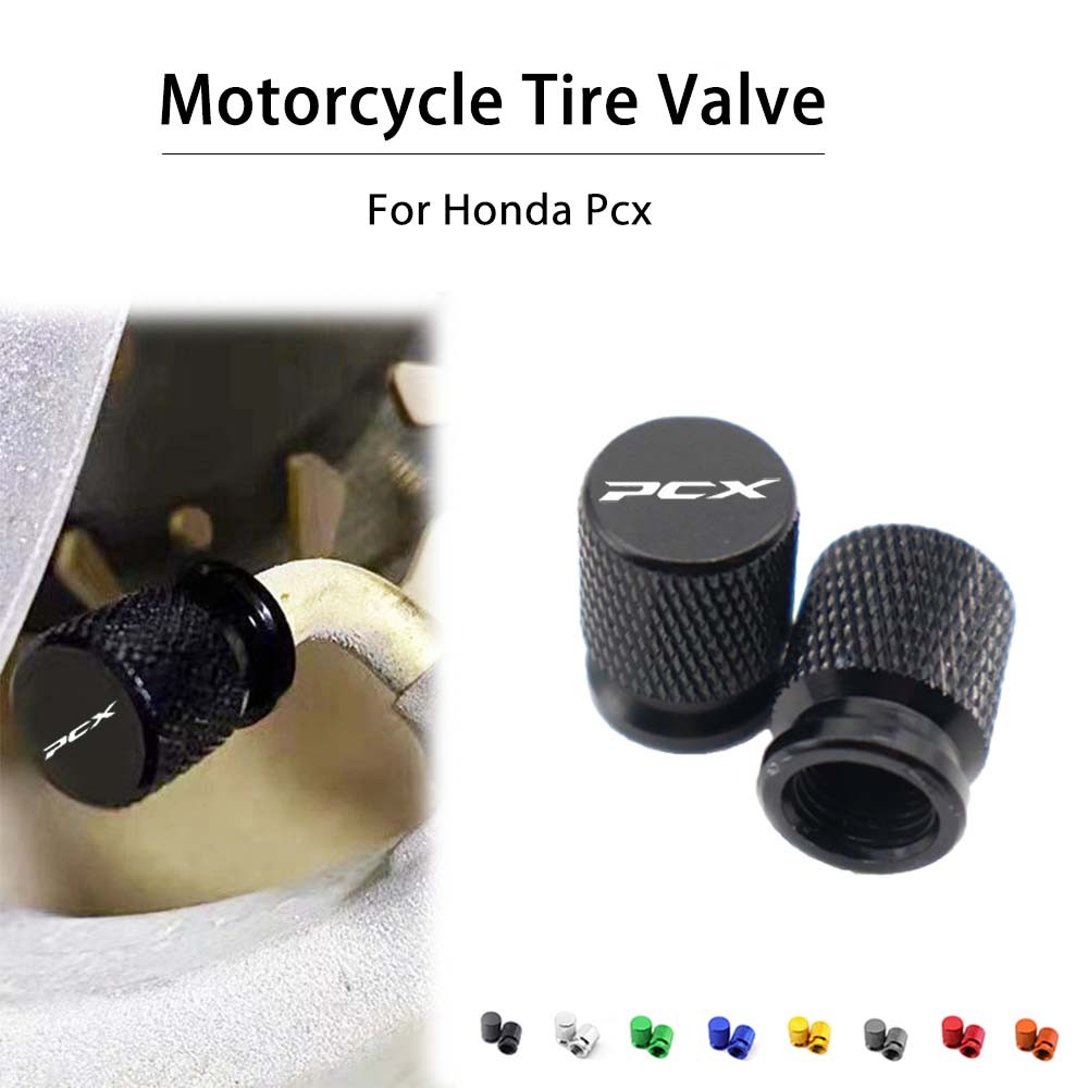 สําหรับhonda PCX125 PCX150 PCX160 PCX 125 150 160 อุปกรณ์เสริมรถจักรยานยนต์ยางวาล์วAir Port Stem Cap Cover