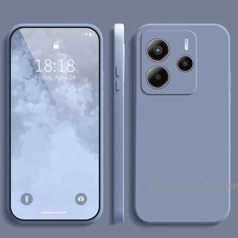 ปลอกสําหรับredmiหมายเหตุ 14 4G Note14 Pro 14Pro Pro + 5G Liquid Siliconกรณีโทรศัพท์เต็มกล้องกันชนกลับกันกระแทกปลอกTPUนุ่ม ราคา ถูกที่สุด ดีลบีเคเค แกลเลอรีภาพที่ 3