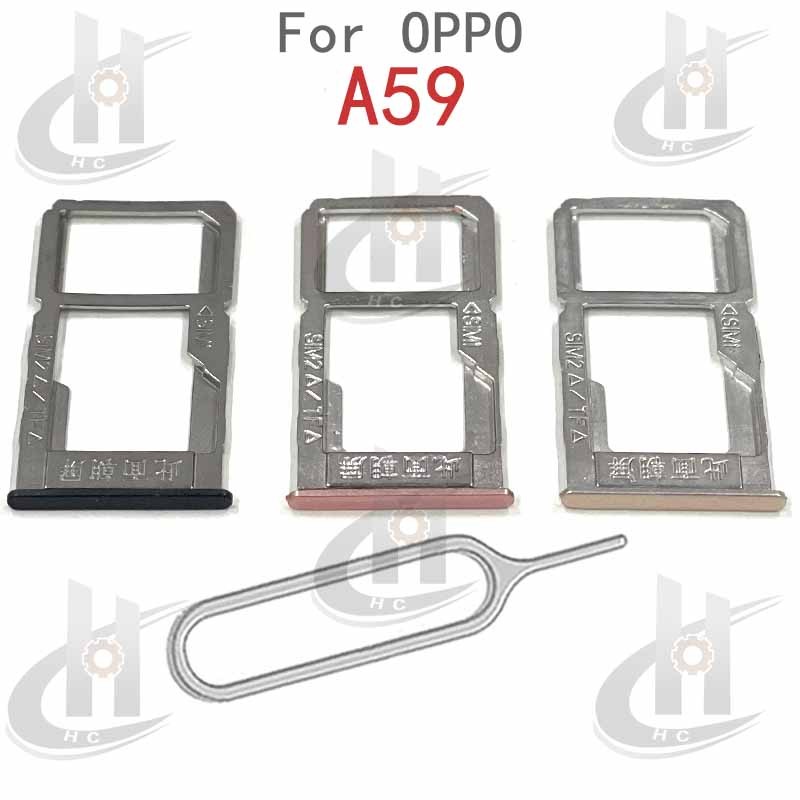 สําหรับ OPPO A59 F1S A59S ซิมการ์ดถาดผู้ถือการ์ด Reader SD Slot อะแดปเตอร์อะไหล่