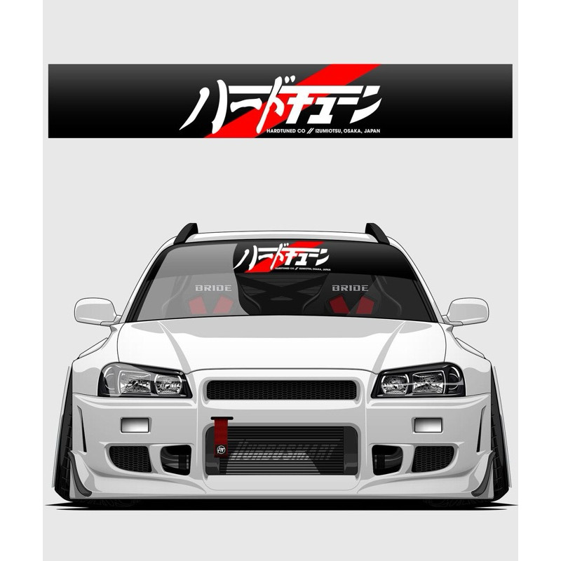 [JP RACING]K702 ญี่ปุ่น 🇯🇵 สติ๊กเกอร์รูปลอกกระจกซิ่ง