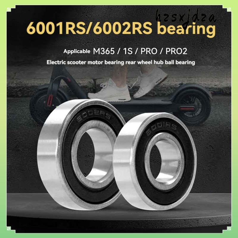 2pcs ความเร็วสูง Precision Bearing สําหรับ M365 Pro 1S Pro 2 สกู๊ตเตอร์ไฟฟ้าล้อหลัง Hub 6001RS ,6002