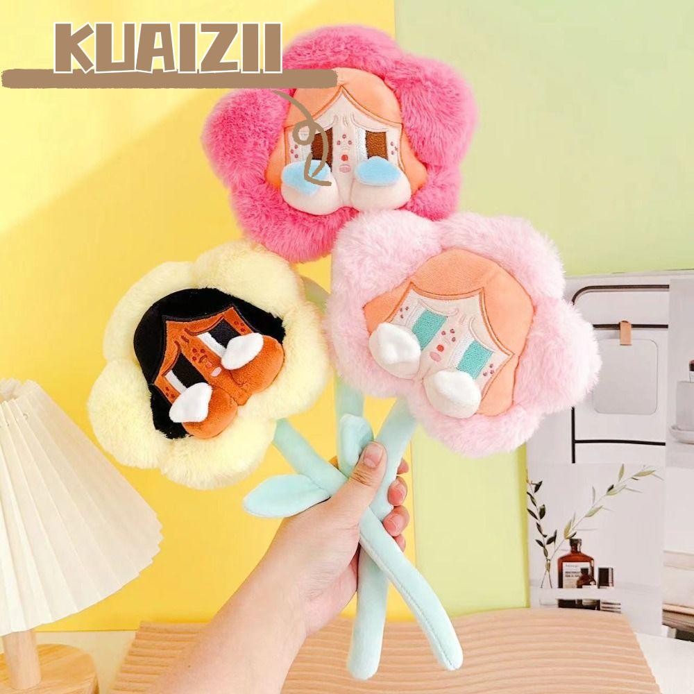 Kuaizii Popmart Crybaby Flower, ของเล่นตุ๊กตาดอกไม้ตุ๊กตา, Crybaby ของเล่นตุ๊กตานุ่มแบบพกพา