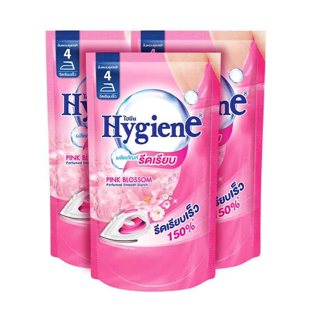 [1แถม1] Hygiene ไฮยีน ผลิตภัณฑ์รีดผ้าเรียบ 450-500 มล. น้ำยารีดเรียบ เรียบเร็ว ประหยัดเวลา ถนอมใยผ้า ขจัดกลิ่นอับ