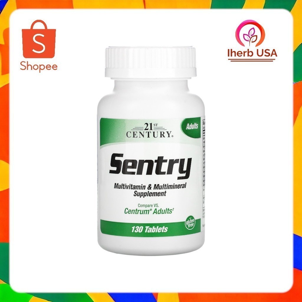 21st Century, Sentry, Adults Multivitamin & Multimineral Supplement, 130 Tablets