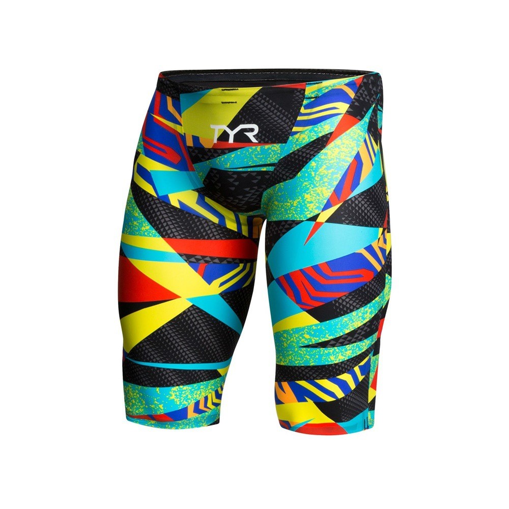 TYR กางเกงว่ายน้ำนักมวยสำหรับผู้ชาย รูปแบบใหม่ สำหรับการแข่งขันและฝึกซ้อม ป้องกันแสงแดด