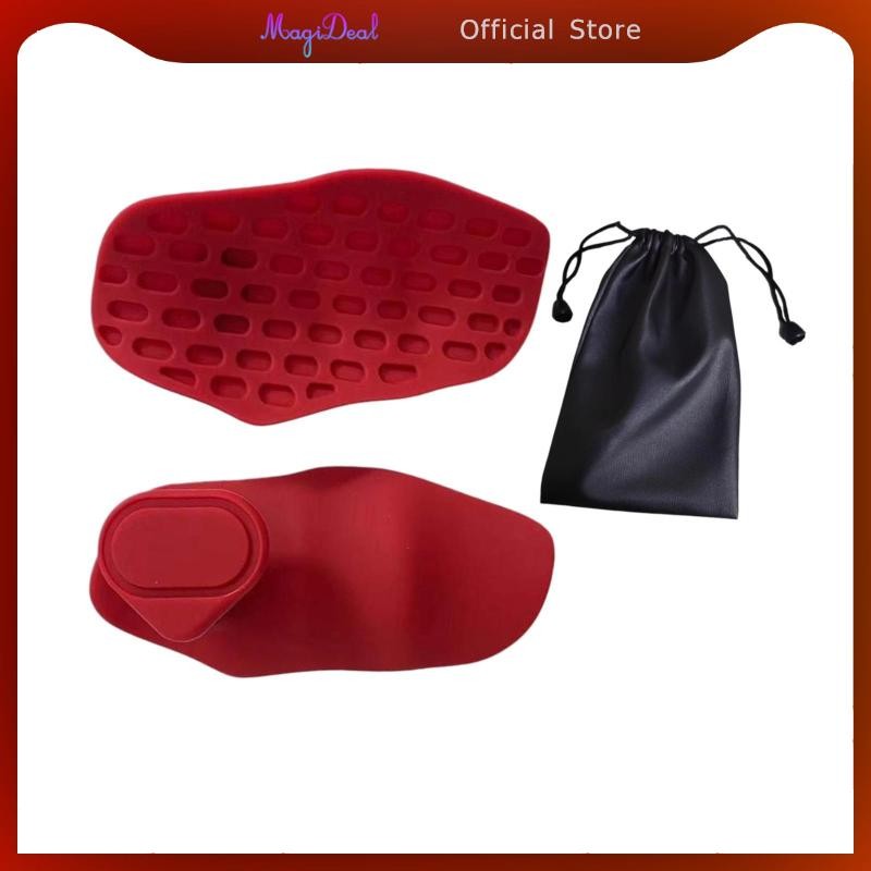 MagiDeal Gym Grips ถุงมือสำหรับยกน้ำหนักและออกกำลังกาย ออกแบบตามหลักสรีรศาสตร์ ป้องกันฝ่ามือ ทนทาน