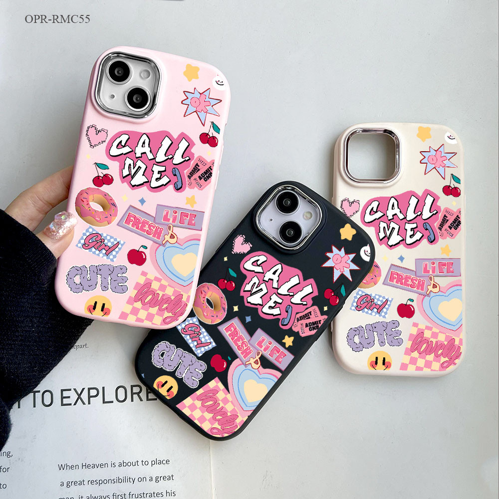 เคส For Realme C63 C61 C75 C55 C53 C35 C67 C35 C21Y C20 C20A C12 C25 C25S C11 8 5 5i 5S 6i 11 Note 50 60 4G 5G Case PM – โปรปัง