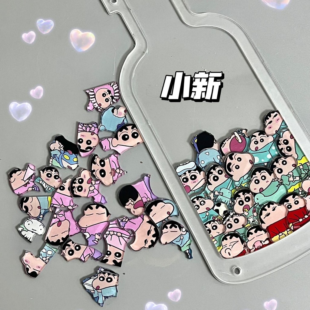 Loopy Loopy Crayon Shinchan Sanrio ปริศนาอะคริลิคสามมิติ Decompression ของเล่น Happy Ruby Crayon Shi