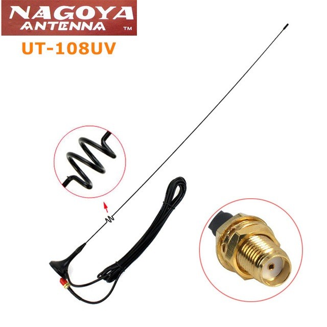NAGOYA UT-108UV U/V Dual Band Walkie Talkie รถเสาอากาศขนาดเล็ก UV-5R BF-888S UV-6R
