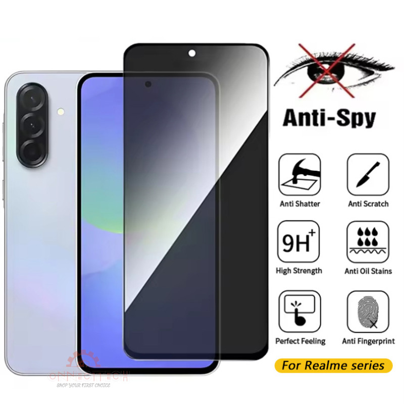 ฟิล์มกระจกกันมองกันเสือก For ฟิล์ม Realme c11 2021 c55 c53 c17 c51 C65 Realme Note 50 c67 10pro c21 