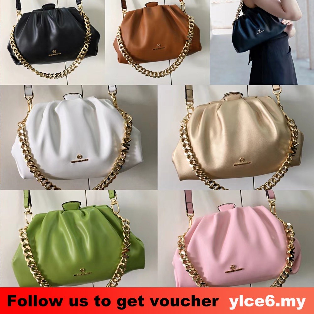 OK3 9121 ฤดูใบไม้ผลิใหม่ MK Nola Small Chain Hand Cloud Bag Underarm Women Bag