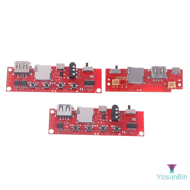 YosunBin] แผงวงจรเสียงพร้อมสายไฟโมดูลเครื่องขยายเสียงโมดูล DIY พร้อมพอร์ตชาร์จใหม่