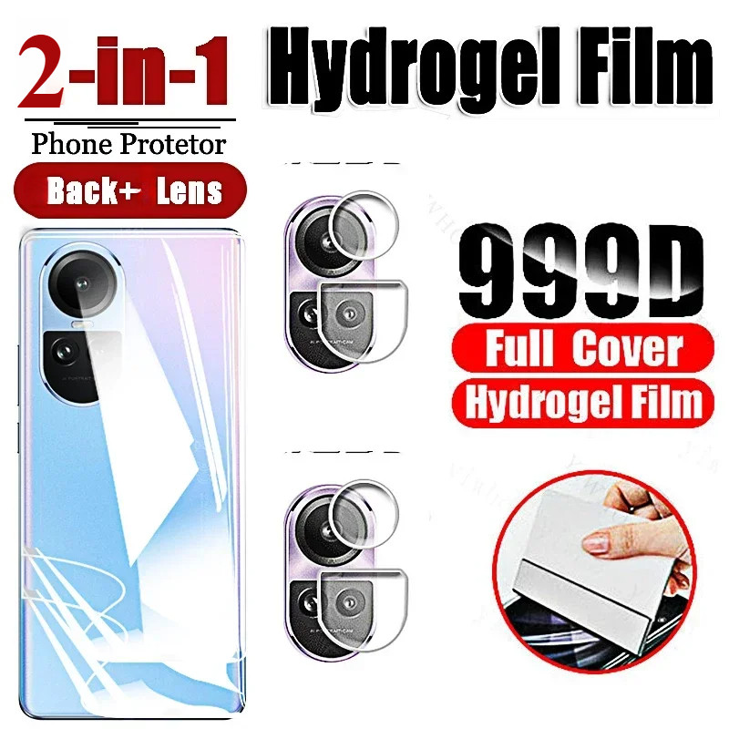ฟิล์มไฮโดรเจลด้านหน้าสําหรับ OPPO A1x A2x A3 A3i A3x A5 Pro Energy 4G 5G ป้องกันหน้าจอเลนส์กล้องกระจ