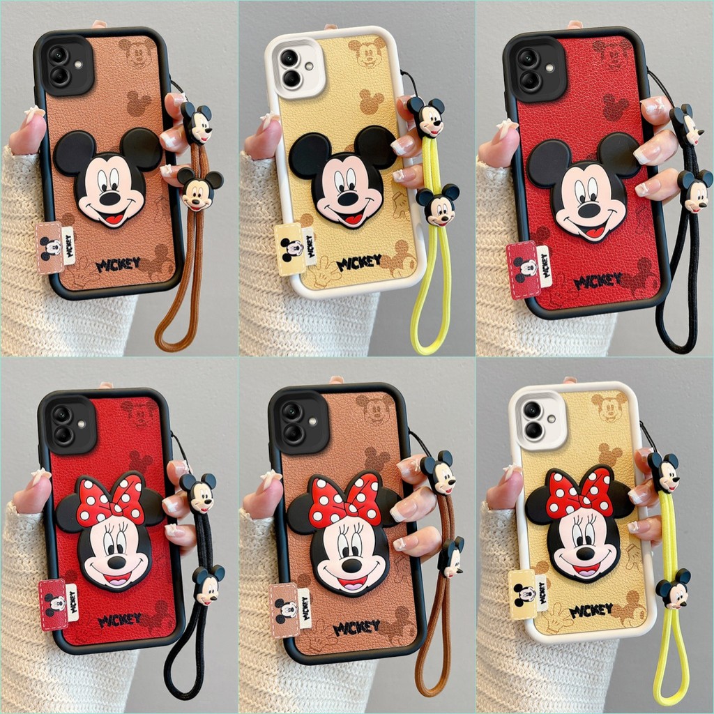เคส SAMSUNG A06 A05 A04 หนังน่ารักอะนิเมะซิลิโคนนุ่มกรณีโทรศัพท์