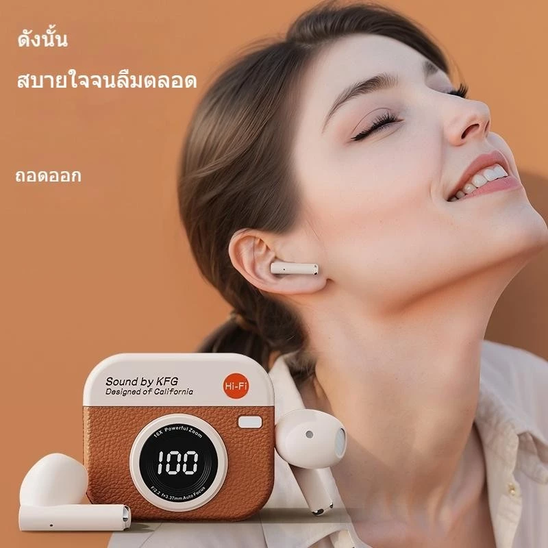 TWS หูฟัง Bluetooth ANC ENC หน้าจอ LED แสดงสถานะ มีไมค์ thumbnail 7