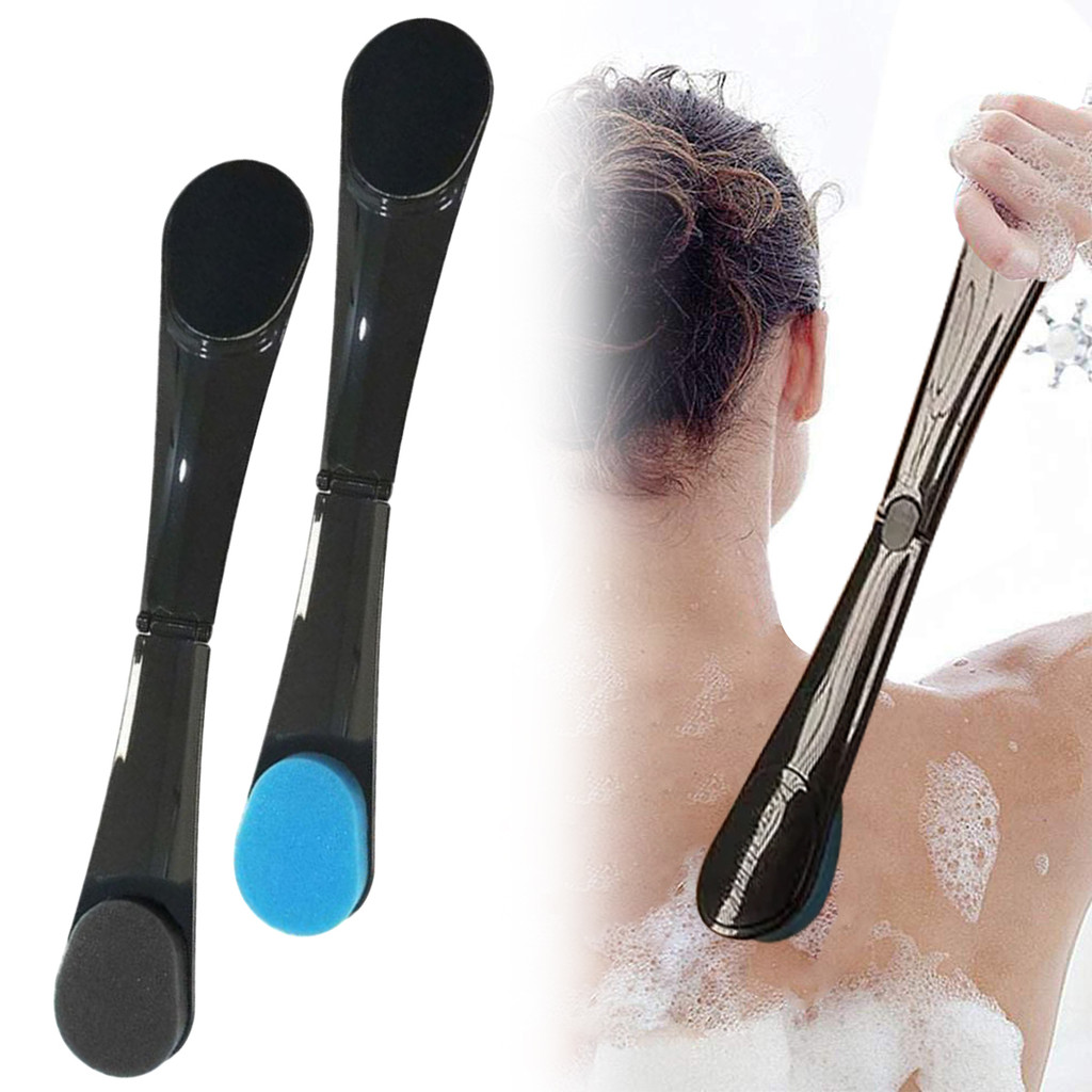 1 ชิ้น Self Lotion Applicator, ครีมกันแดดและ Tanning Back Applicator Stick, แบบพกพาพับได้ Streak ฟรีครีมกันแดด Back Applicator