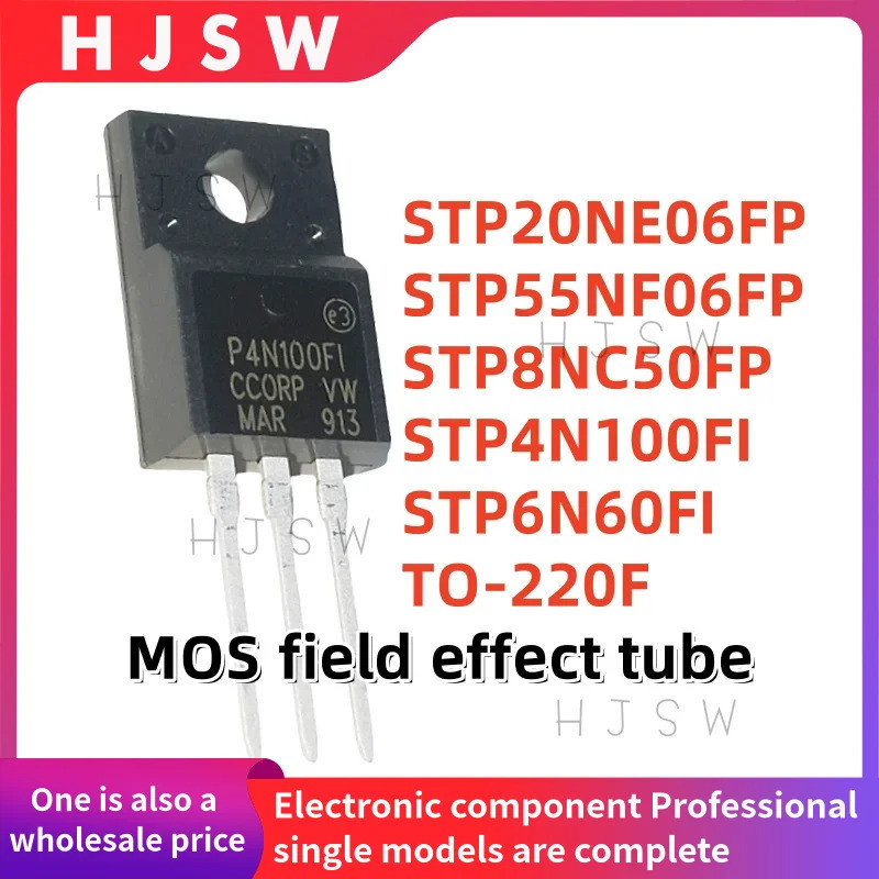 1-5PCS STP20NE06FP P20NE06FP STP55NF06FP P55NF06FP STP8NC50FP P8NC50FP STP4N100FI P4N100F1 STP6N60FI