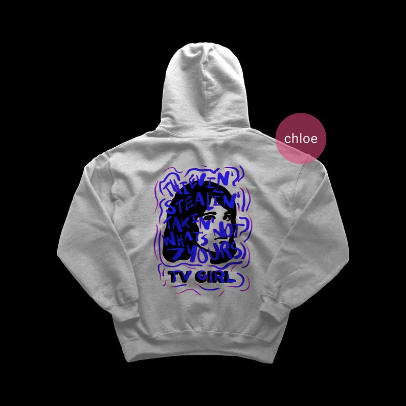 พิมพ์ 15 แบบ เสื้อฮู้ด Premium TV Girl Hoodie ,TV Girl Lovers Rock - TV Girl ใหม่ Album Hoodie,Unise