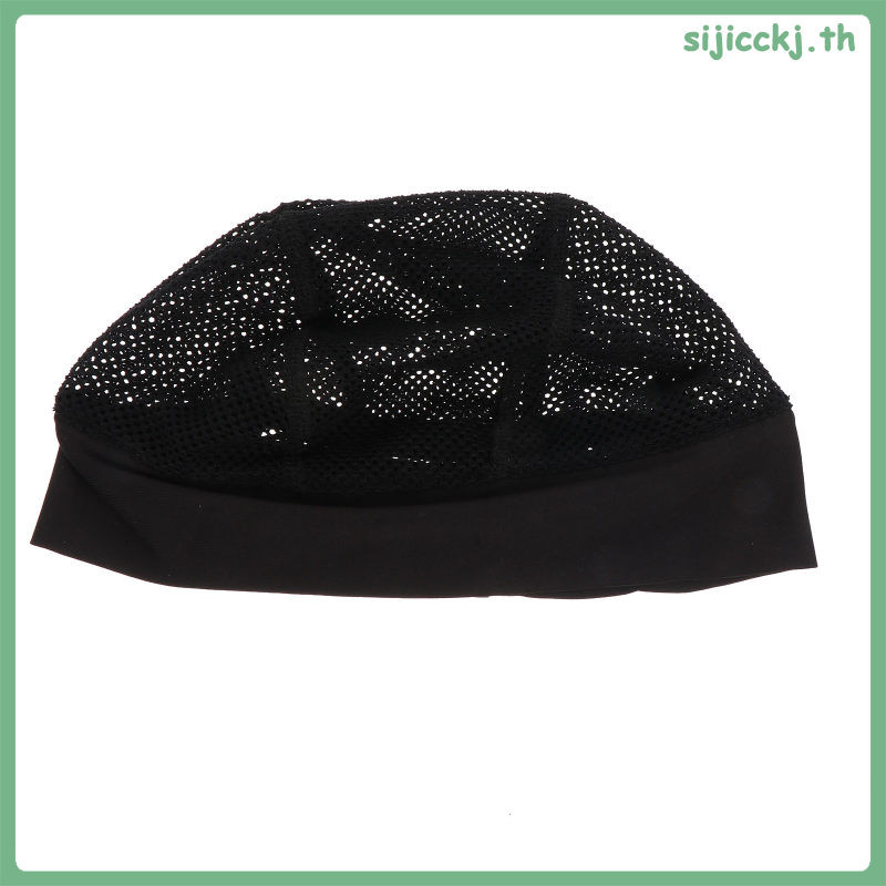 1pc Flexible Black Wig Cap Breathable Elastic Comfortable Wig Accessory