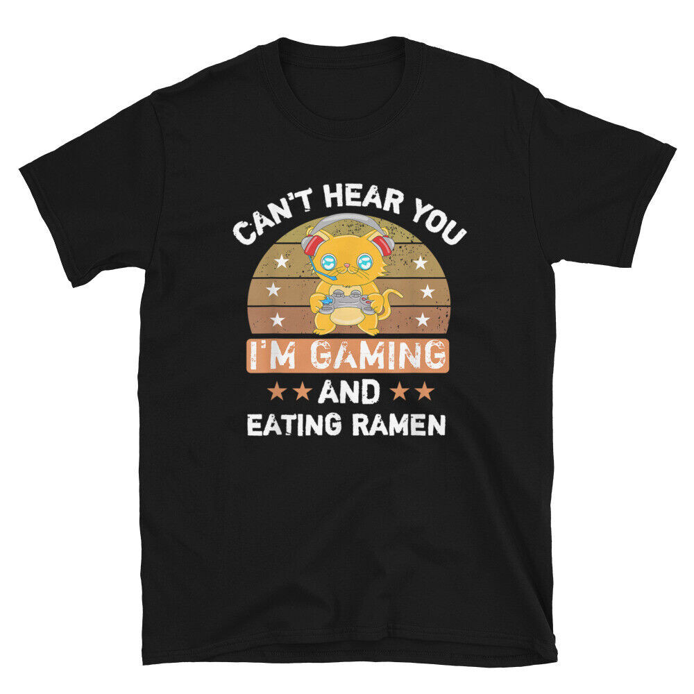 Ramen & Gaming น่ารัก Kawaii Otaku ญี่ปุ่น Kanji Ramen อะนิเมะ Otaku มังงะ Tee