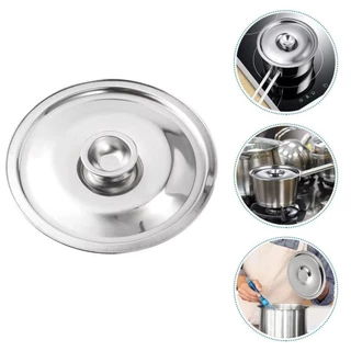 จัดส่งรวดเร็วTEMPOZY รอบฝาหม้อ, Universal 10-24 ซม.ฝาหม้อ, Thicken เปลี่ยนสแตนเลส Saucepan ฝาครอบอุปกรณ์ครัว